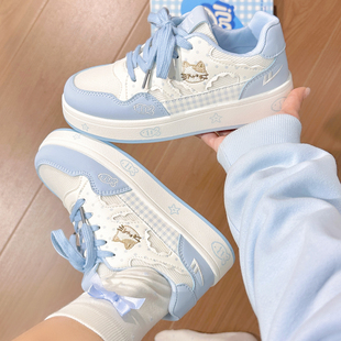 回力猫咪小鱼网面小白鞋女2026春夏新款透气休闲鞋初中生运动板鞋