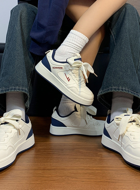 回力情侣鞋加绒板鞋男女同款冬季百搭ins潮鞋美式保暖男女小白鞋