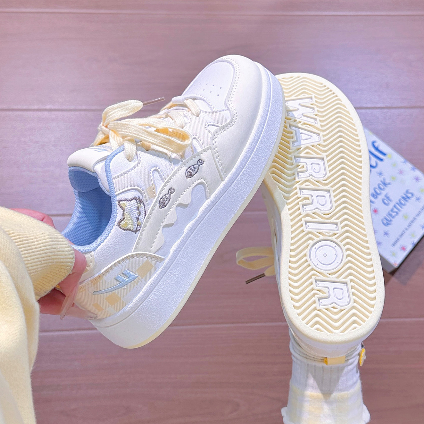 回力猫咪小鱼春季小白鞋女2026新款韩系厚底鞋子女学生运动板鞋女,女鞋,休闲板鞋,淘宝优惠券,粉丝福利购,淘宝优惠卷