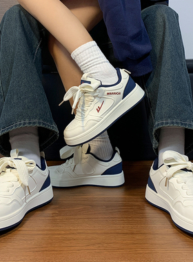回力情侣鞋板鞋新款美式厚底鞋子男女同款爆款二棉鞋加绒小白鞋子