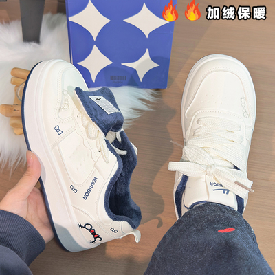 回力kt猫加绒鞋子女秋冬季2025
