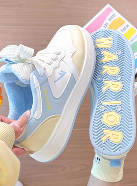 回力冬季加绒小白鞋女2025新款百搭保暖二棉鞋子厚底高级感板鞋女