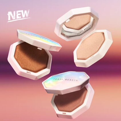 FentyBeauty浮光星耀高光粉饼脸部面部提亮粉饼临期