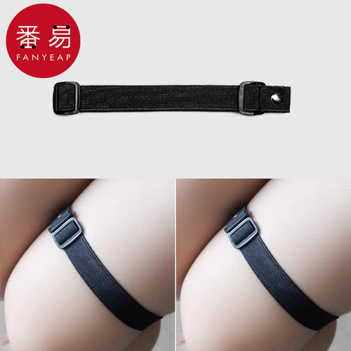 10Y腿环AB1sq801-女暗黑小腿朋克袜带性感日系饰品短裤大腿圈袜