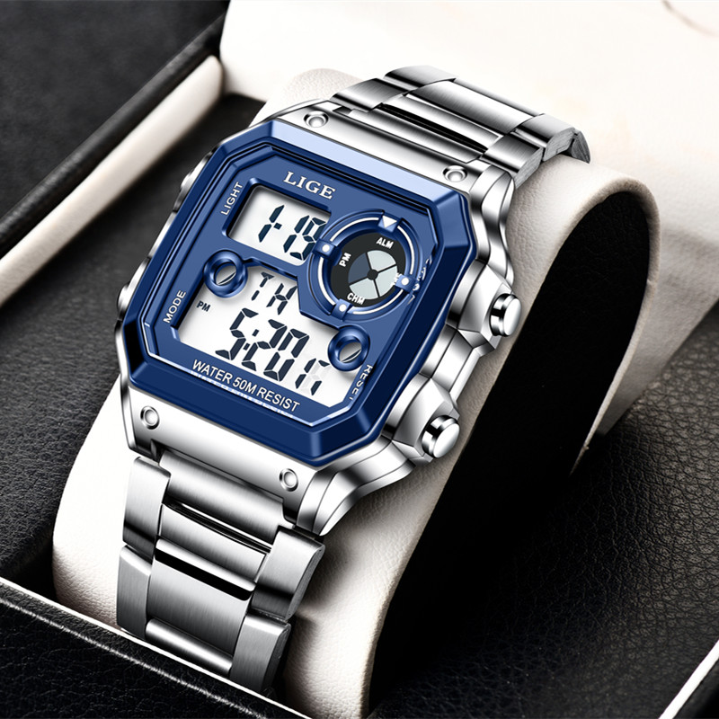 时尚潮流学生男生夜光石英表新款