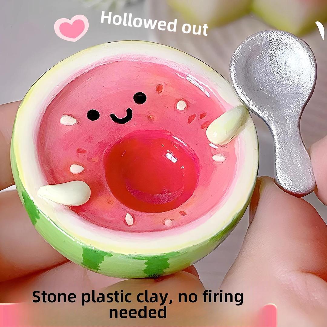 石塑粘土diy材料包套装免烤黏土手工可塑轻粘土软陶泥儿童玩具泥塑模具冰箱贴可塑软陶小学生专用时速软陶泥