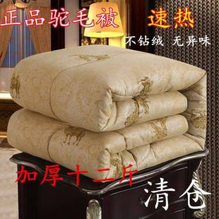 驼毛被子被芯加厚保暖冬被双人驼绒被春秋被学生宿舍棉被特厚褥子
