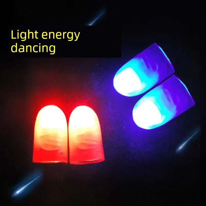 魔术发光指胶指胶指光魔术道具聚光灯挖耳朵专业舞台音乐会荧光灯