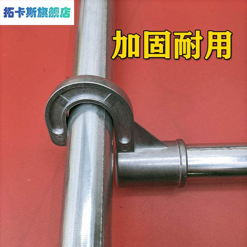简易衣柜挂钩配件零件铝合金加厚衣柜钩卡钩挂杆钩