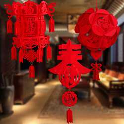 藁城纸雕宫灯灯笼仿古中式春节新年酒店茶楼阳台商场挂饰礼品灯笼