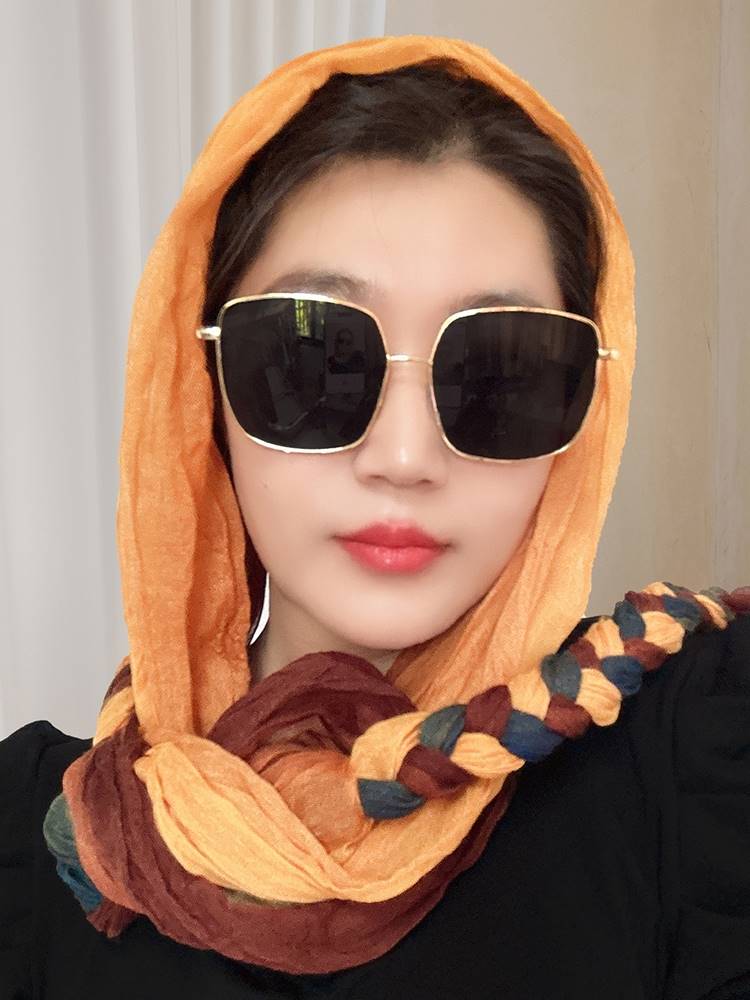加长版辫子丝巾防晒围巾披肩秋冬女新款外搭洋气时尚春夏季配裙子