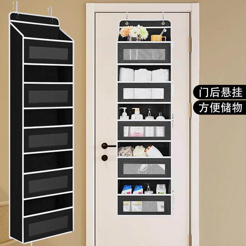 鞋子衣柜挂袋四格神器收纳创意无纺布储物袋婴儿收纳门后挂袋多层