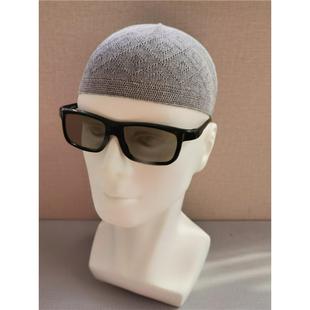 手工钩编织男女同款包头瓜皮帽僧人居士回民帽佛系保暖帽