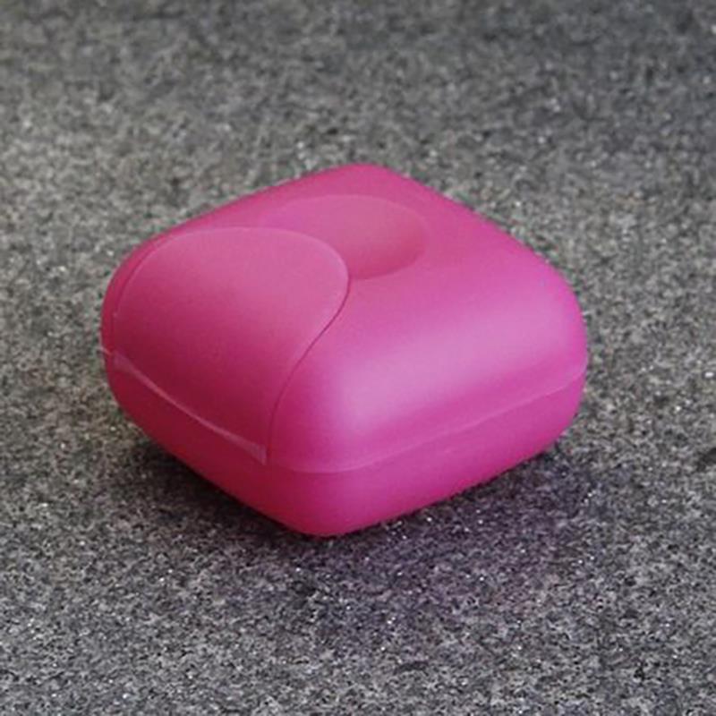 塑料带锁扣旅行肥皂盒 迷你便携香皂盒 创意带盖密封皂盒防水有盖