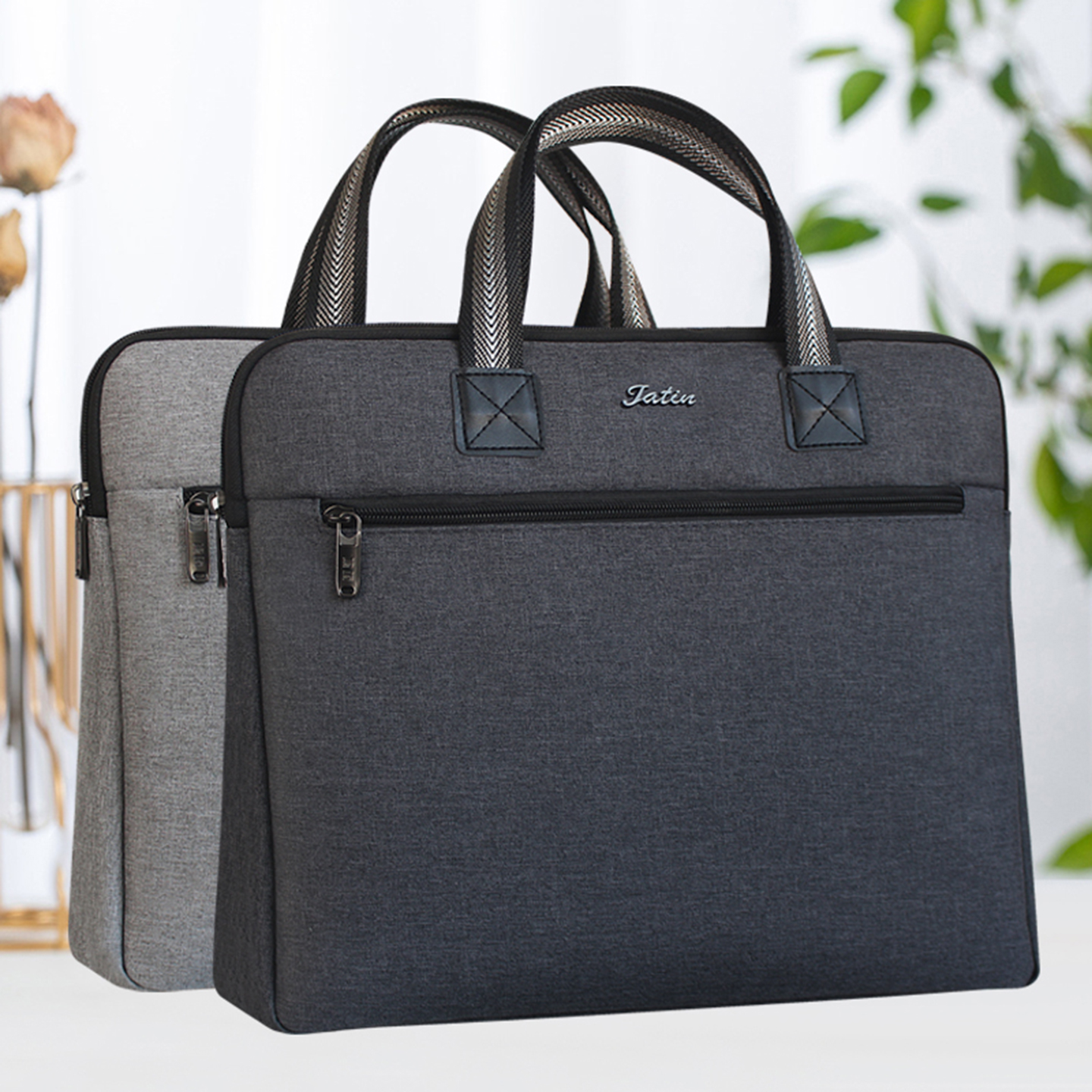 建腾帆布商务会议公文包