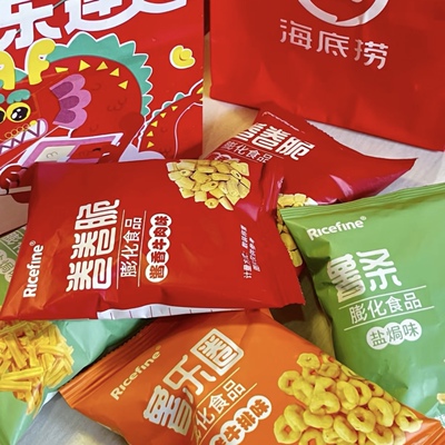 ricefine卷卷脆酱香牛肉味官方盐焗条薯乐圈旗舰海底捞同款零食店