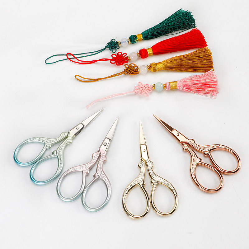 家用小剪刀绣花剪茶剪古典线头剪复古迷你精致手工茶剪刀十字绣剪,居家布艺,剪刀,淘宝优惠券,粉丝福利购,淘宝优惠卷