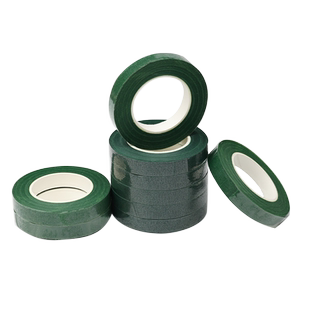 果绿花艺胶带皱纹纸花胶带嫩绿胶布丝网花胶带手工diy材料钩织花