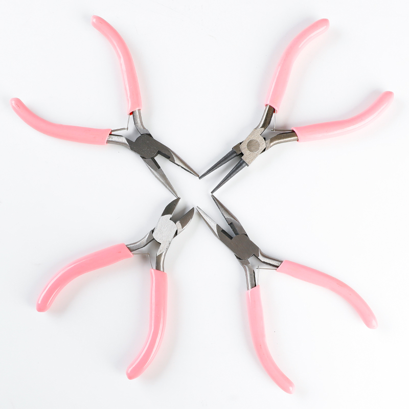 饰品粉色尖嘴钳手工工具diy