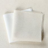 刺绣DIY麻布布料纯色练习手工练手布片棉麻布料涤棉麻素色面料