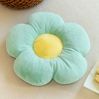 Светло -зеленый цветочный подушка