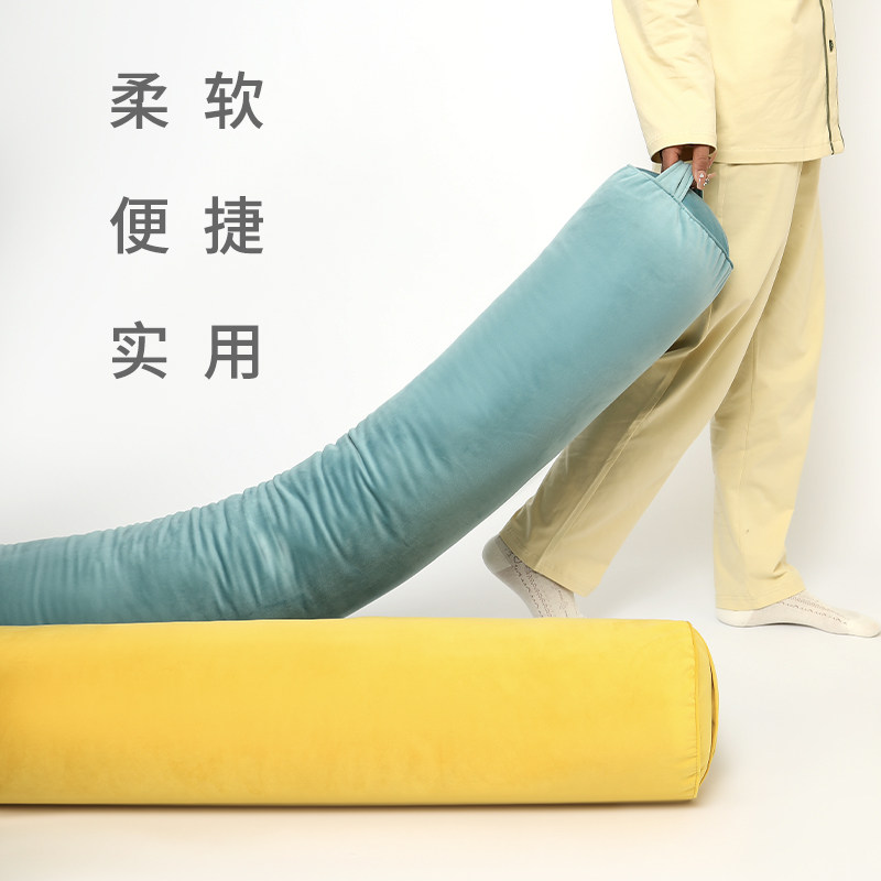 简约风圆柱长条抱枕女生睡觉夹腿搂睡靠枕提手抱枕便捷实用可拆洗