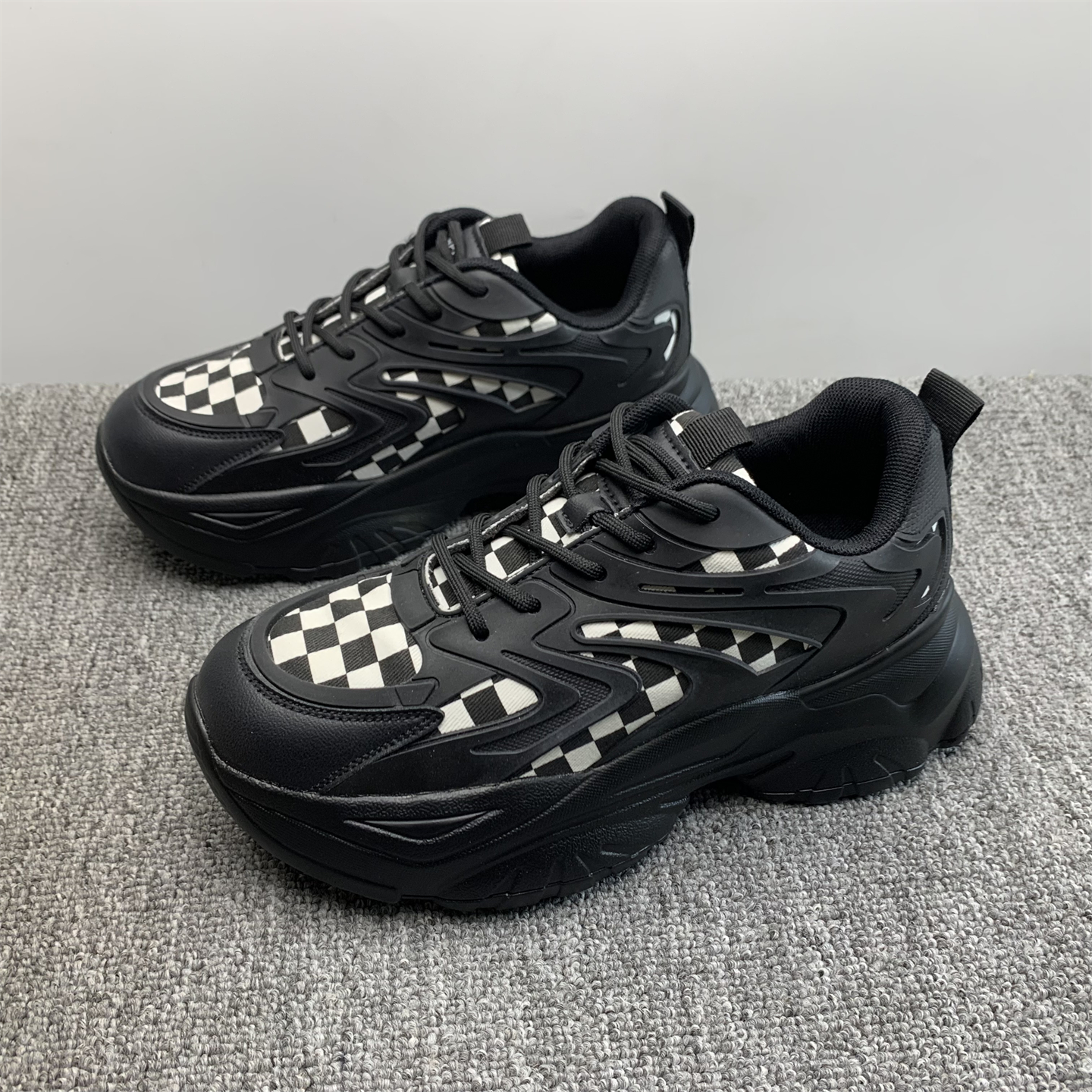 撤柜处理39码厚底增高老爹鞋女2025秋冬新款网格透气百搭运动鞋潮