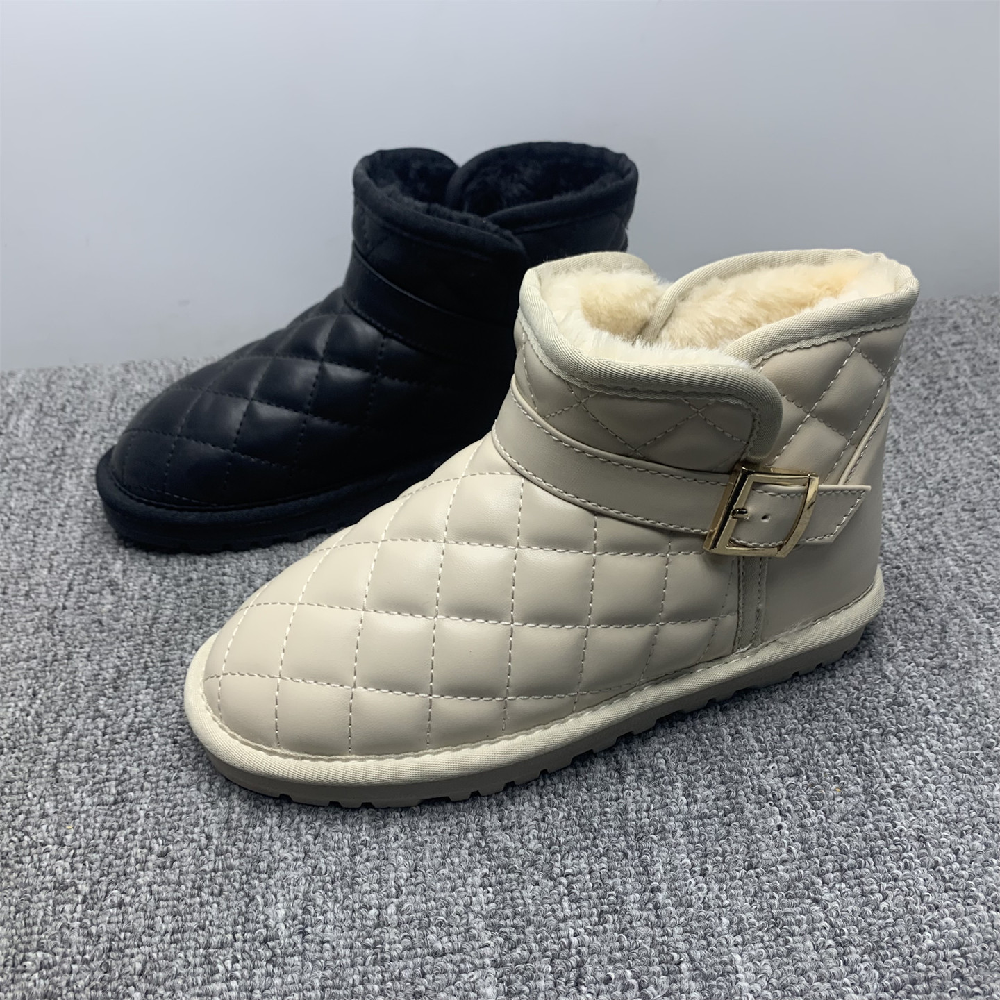 35码清仓处理平底防水雪地靴女2025冬季新款一脚瞪保暖面包棉鞋女,女鞋,时尚雪地靴,淘宝优惠券,粉丝福利购,淘宝优惠卷