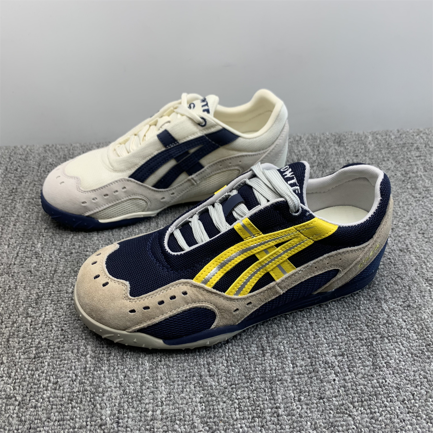 撤柜处理内增高真皮阿甘德迅鞋女2025新款拼色网面透气休闲运动鞋