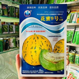花蜜四号甜瓜种子 八里香早熟高产四季播蔬菜薄皮豹纹香瓜种子
