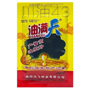 油满天油菜种子高产高含油矮杆结荚密抗寒抗病适广性强大田用种孑