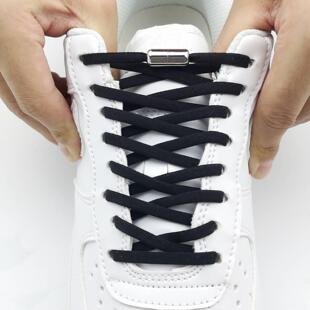 New No Tie Shoe Laces Elastic Laces Sneakers Semicircle Shoe