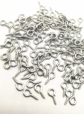 100pcs 5x10mm Mini Eye Pins Eye pins Hooks Eyelets Screw Thr