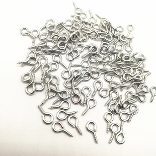 Eye Pins Screw 5x10mm Thr Eyelets Mini Hooks 100pcs pins