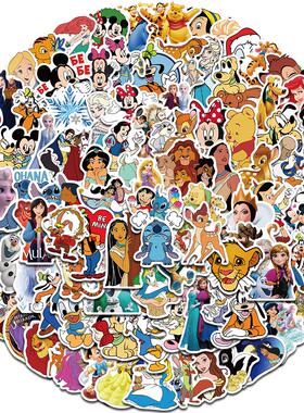 10/50/100pcs  Mix Cartoon Micky Princess Stickers Graffiti D