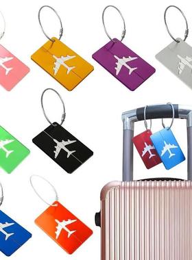 Aluminium Travel Luggage Tags Reusable Suitcase Baggage Labe