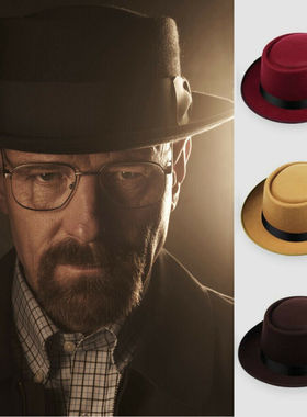 Unisex Men Women Classic Fe Pork Pie Hat Church Trilby Jazz