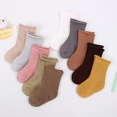 5pairs/lot Baby Socks Children Boys Girl Autumn Winter Warm