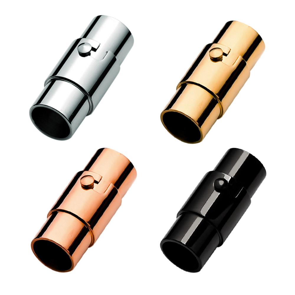 2pcs 2-10mm Stainless Steel Strong Magnetic Safe Lock Clasps