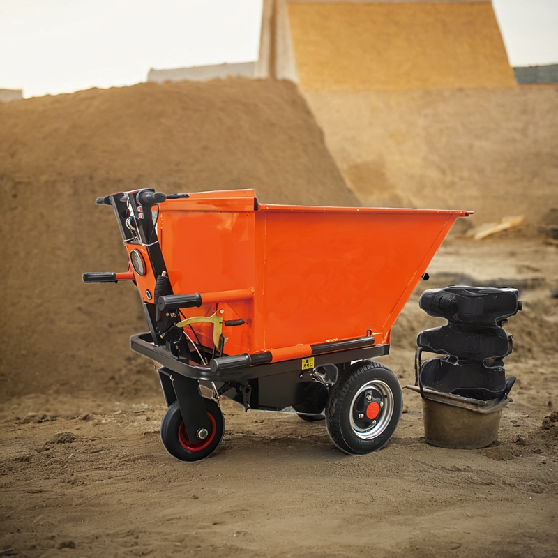 工程载重王建筑工地三轮车灰斗车