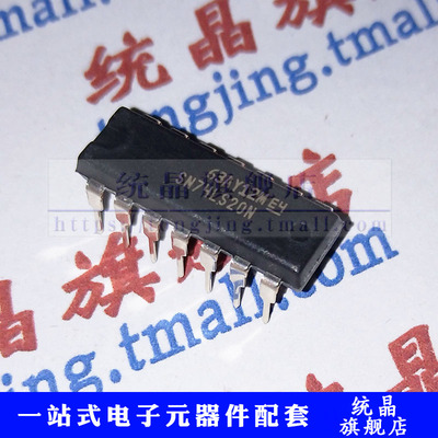 SN74LS20N  双4路正/非门 DIP14