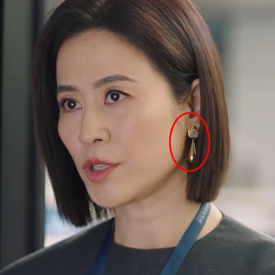 巨塔之后宣萱董一妍桢怡王启心同款耳环耳饰水滴金色2025日韩新款