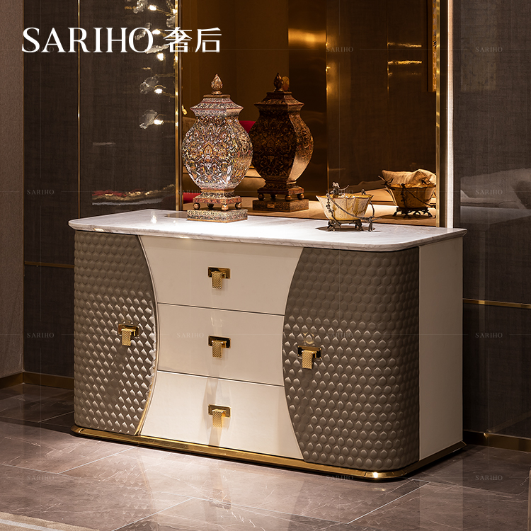 奢后/意大利轻奢华现代边斗柜/Turri家具/WinnerCasa长旺Tuli府邸