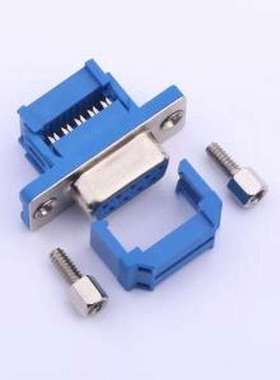 D-DML009PF-L000 D-Sub/VGA连接器 D-Sub 母 P数:9P 外扣三件式（