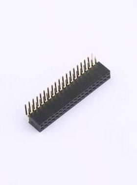 X1321FR-2x19-C43D24 排母 间距:1.27mm 2x19P 弯插 弯插,P=1.27m