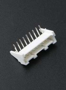 KH-A2026-09AWD 线对板针座 系列:PA 间距:2mm 1x9P 白色 插件,P=
