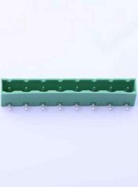 1766291 插拔式接线端子 7.62mm 1x8P 排数:1 每排P数:8 弯插,P=7