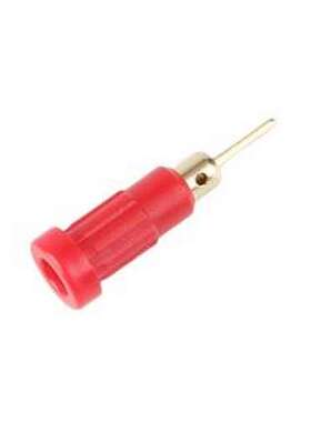 24.110.1 香蕉头/鳄鱼夹 2mm 嵌入式面板香蕉插座 红