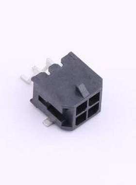 HC-MX3.0-2*2AWT-05 线对板针座 2x2P 间距:3mm 卧贴 黑色 SMD,P=