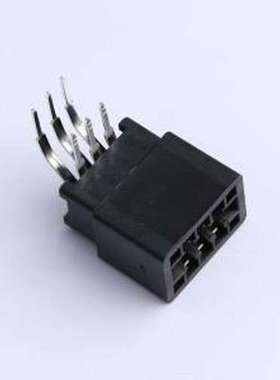 ER06BGFBK 金手指连接器 2.54mm P数:6P 弯插,P=2.54mm